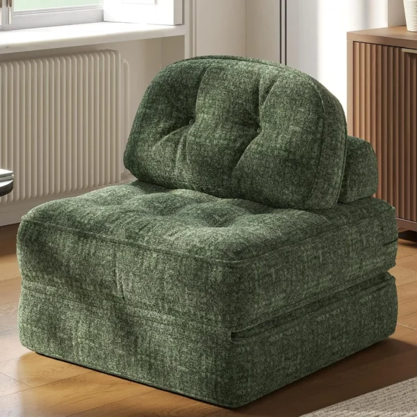 Folding Sofa Bed with Pillow,  Comfy Chair