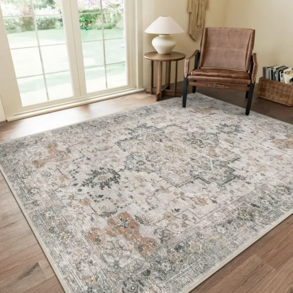 5X7 Area Rugs for Living Room, Machine Washable